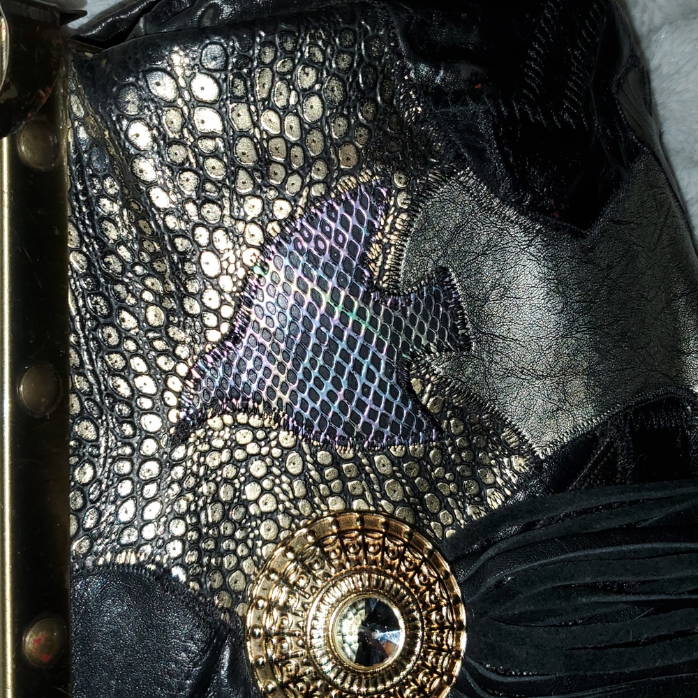 Vintage Patchwork Handbag - image 6